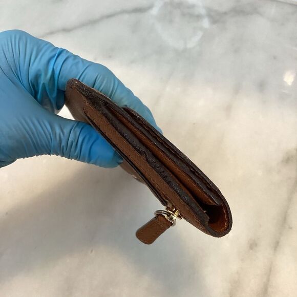 Michael Kors Slim Cross Grain Leather Full Sized Sleek Wallet - Picture 9 of 16